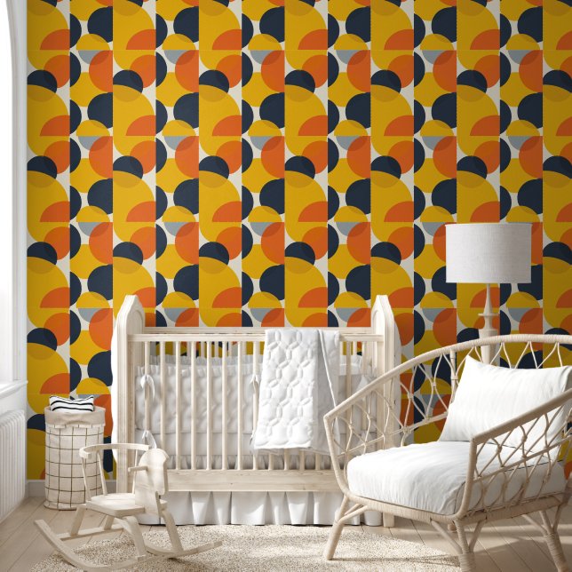 Papier peint Motif géométrique Gras - Formes moder (Enfants)