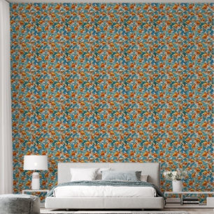 Papier Peint Motif Goldfish   Fond d'écran et design de rideau