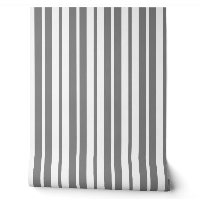 Papier Peint Motif Gris cendré blanc  (Déroulement)