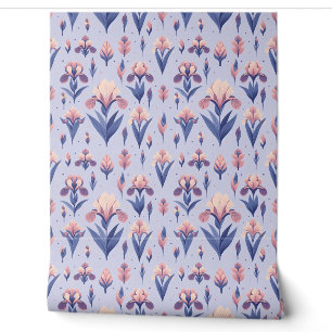Papier Peint Motif Iris Flower