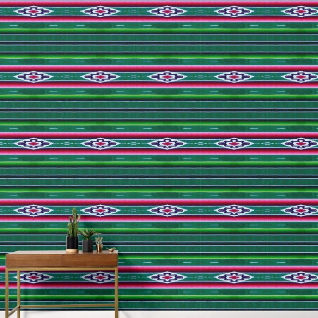 Papier Peint Motif mexicain Sarape (Couloir)