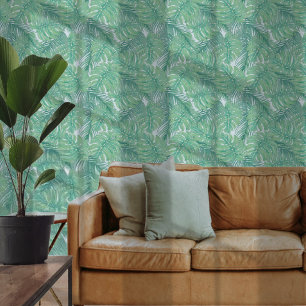 Papier Peint Motif moderne Gras Tropical Palm Leaf