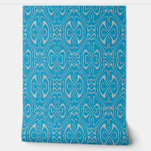 Papier peint Motif moderne gris bleu
