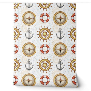 Papier Peint Motif nautique