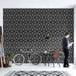 Papier Peint Motif noir moderne