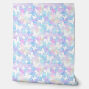 Papier Peint Motif papillon coloré à cravate