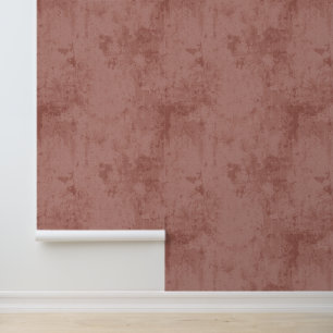 Papier peint motif pêche foncé éponge