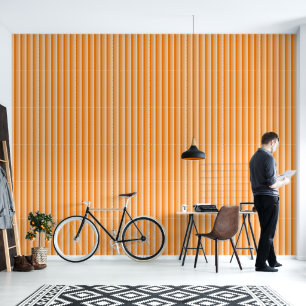 Papier Peint Motif rayée moderne dans les tons orange