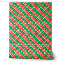 Motif Red Green Christmas Scale