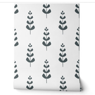 Papier Peint motif simple botanique sans couture avec des plant