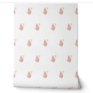 Papier Peint motif simple botanique sans couture en minimali pl