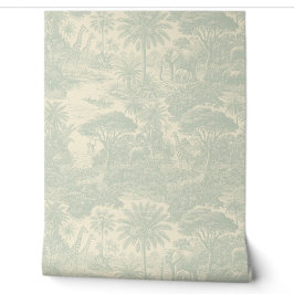Papier Peint Motif Toile de Jungle Décor Tropical