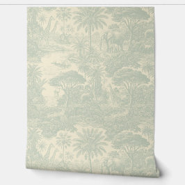 Papier Peint Motif Toile de Jungle Design Scénique Tropical