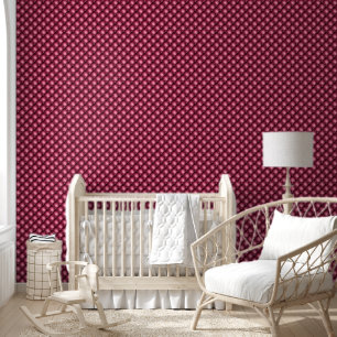 Papier Peint Motif touffu bordeaux marron géométrique diagonale