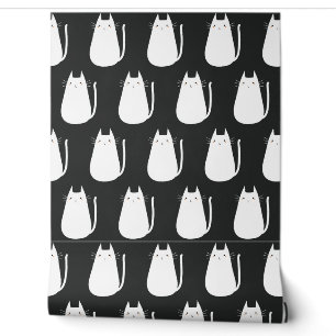 Papier Peint Motif vectoriel minimaliste transparent de blanc d