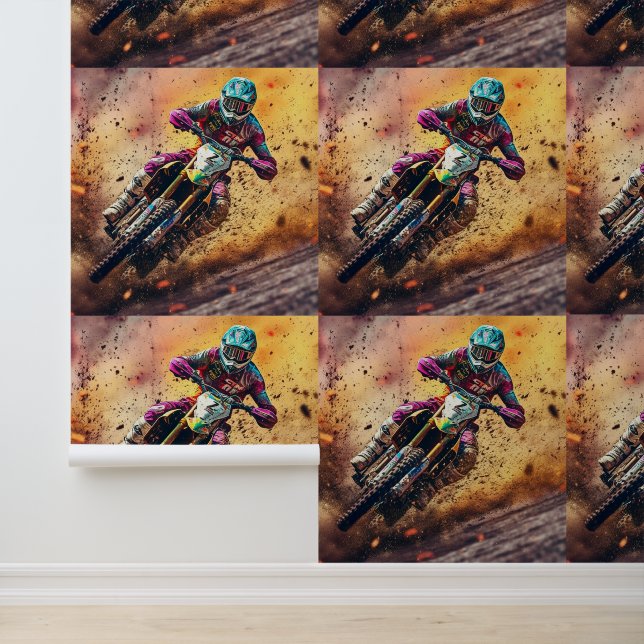 Papier Peint Motocross (Application)