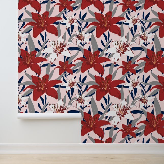 Papier Peint Mysterious Lilies (Application)