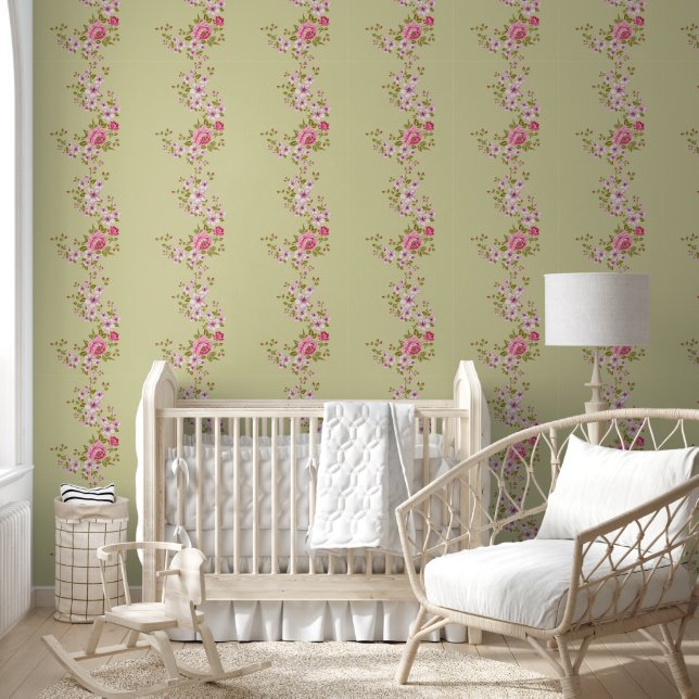 Papier Peint Nature Pure - Été Rose 1 (Enfants)