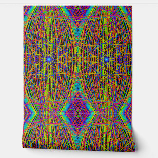Papier Peint Neon Web Fractal