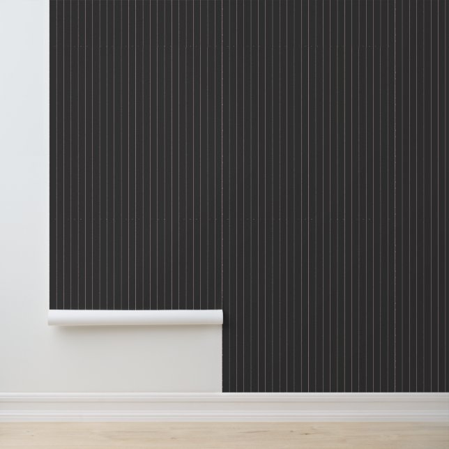 Papier Peint Noir avec les rayures roses (Application)