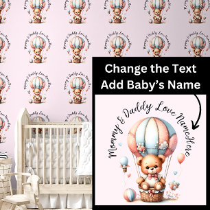 Papier Peint Noms Love Baby Name - mignon ours en peluche sur r