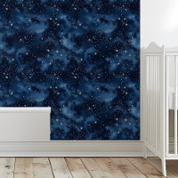 Nuit Sky Stars Marine Blue Plafond