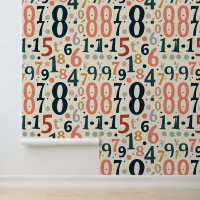 Numéros modernes Motif | Typographie mathématique