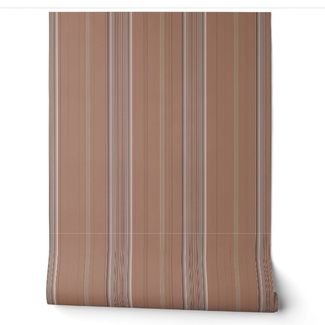 Papier Peint Ophélie indulgente Brûlures Orange Brown (Déroulement)