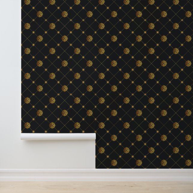 Papier Peint Or Nautique (Application)