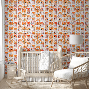 Papier peint Orange Kitten Chat