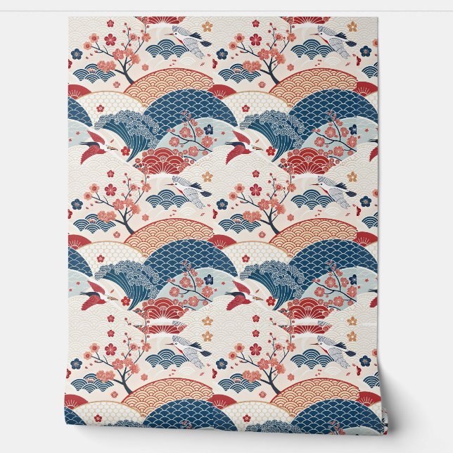 Papier Peint Oriental wallpaper  (Déroulement)