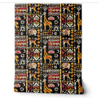 Ornement traditionnel ethnique africain, patte tri