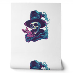 Papier Peint Os Abra-Cadabra - Drôle Crâne Magique