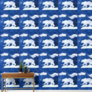 Papier Peint Ours polaire Art par enfants