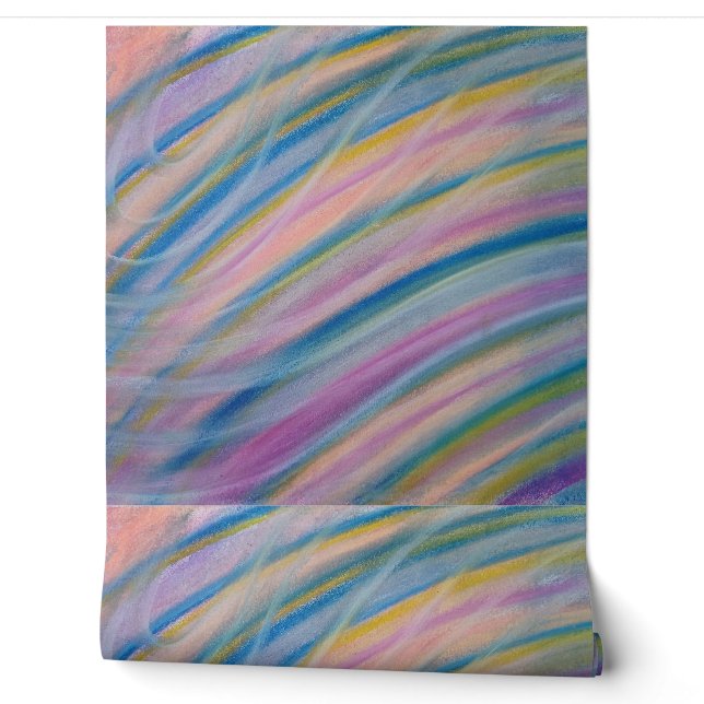 Papier Peint P6 Unique Colorful Abstract Art (Déroulement)