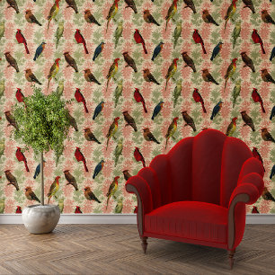 Papier Peint Paisley Vintage Birds