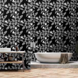 Papier Peint Palm Feuilles Peel and Stick Tropical moderne