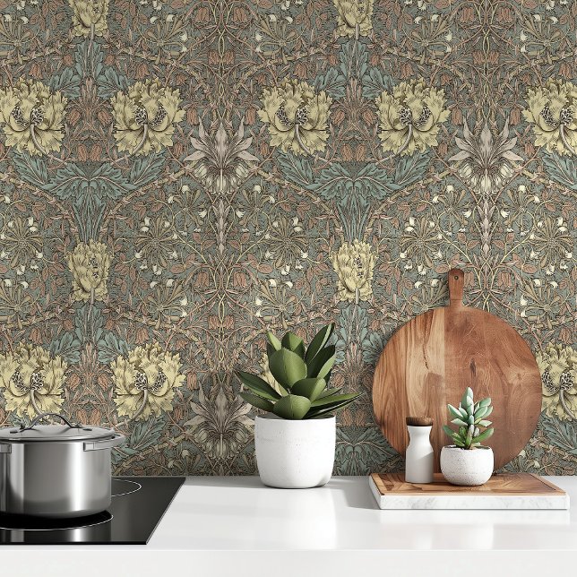 Papier Peint Papier peel et bâton de miel William Morris (Créateur téléchargé)