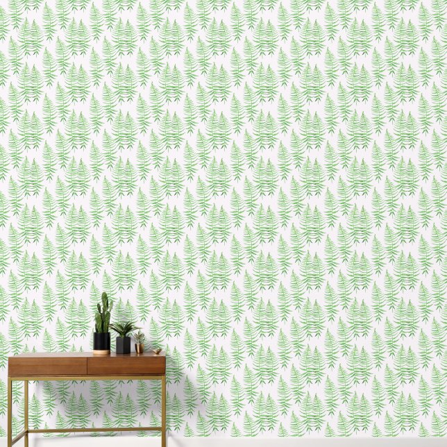 PAPIER PEINT PAPIER WALLPAPER FERNS FAWNA (Couloir)