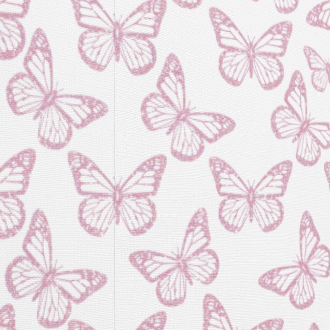 Papier Peint Papillon Motif fille mignonne blanc et rose pâle (Couture)