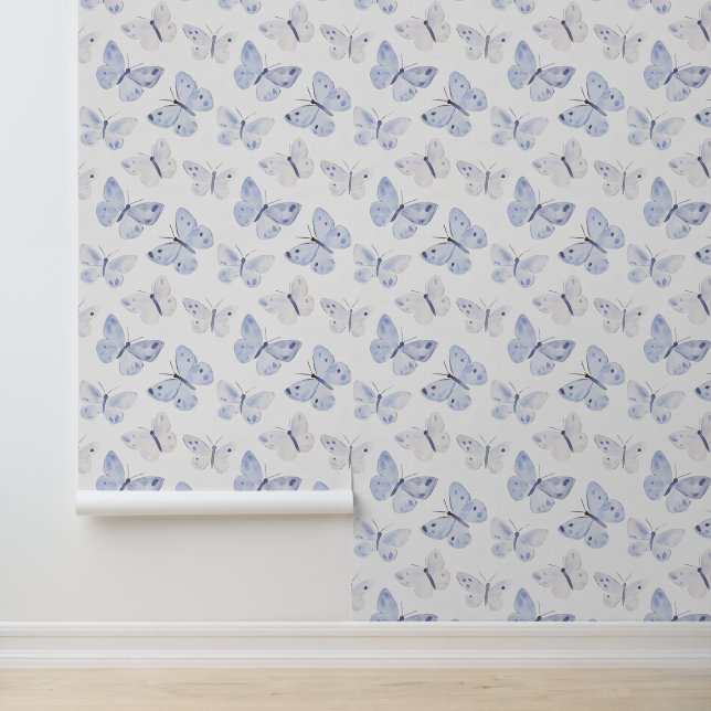 Papier Peint Papillons de lavande pourpre (Application)