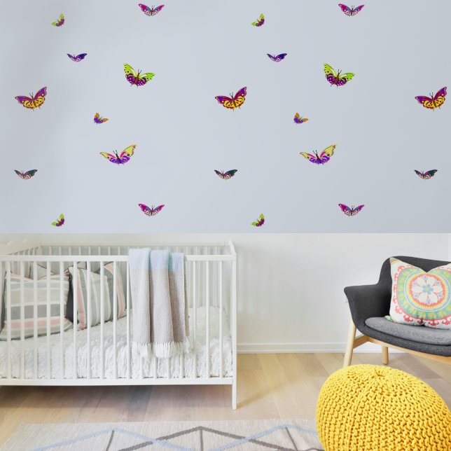 Papier Peint Papillons multicolores (Créateur téléchargé)