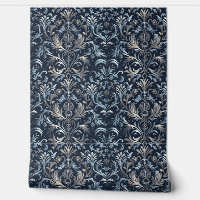 Parchemin bleu et gris argenté unique