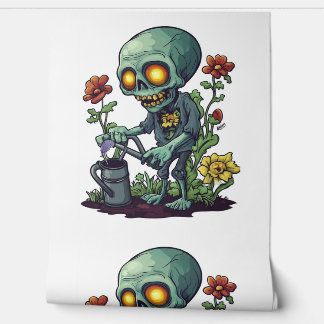 Papier Peint Parent de plante zombie