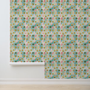 Papier Peint Pastel Confetti Parties scintillant Motif Abstrait