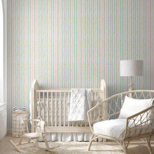 Papier Peint Pastel Stripes et Nursery Pois
