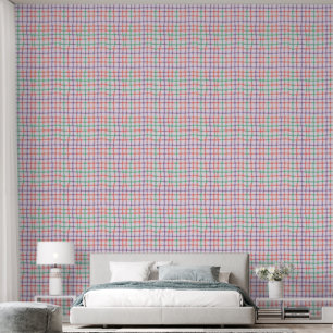Papier Peint Pastels Plaid (L)