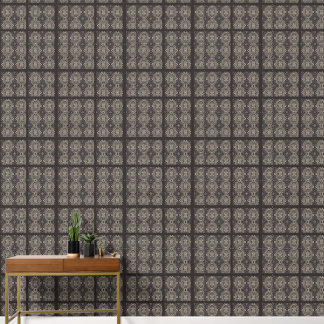 Papier Peint Patrimoine Luxe n° 5 (Indigo + Terre) Luxe