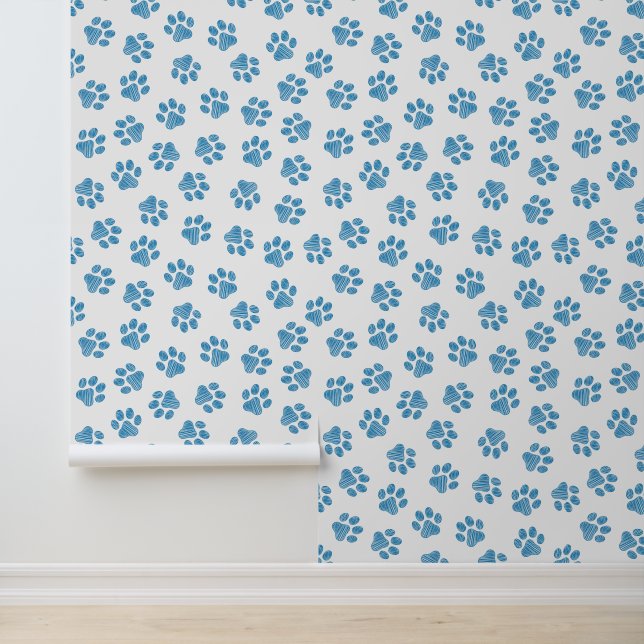 Papier Peint Patrouilles de Doodle, Paws de Chien, Paws Bleus (Application)