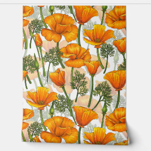 Papier Peint Pavot de Californie